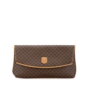Celine Macadam Coated Canvas Clutch